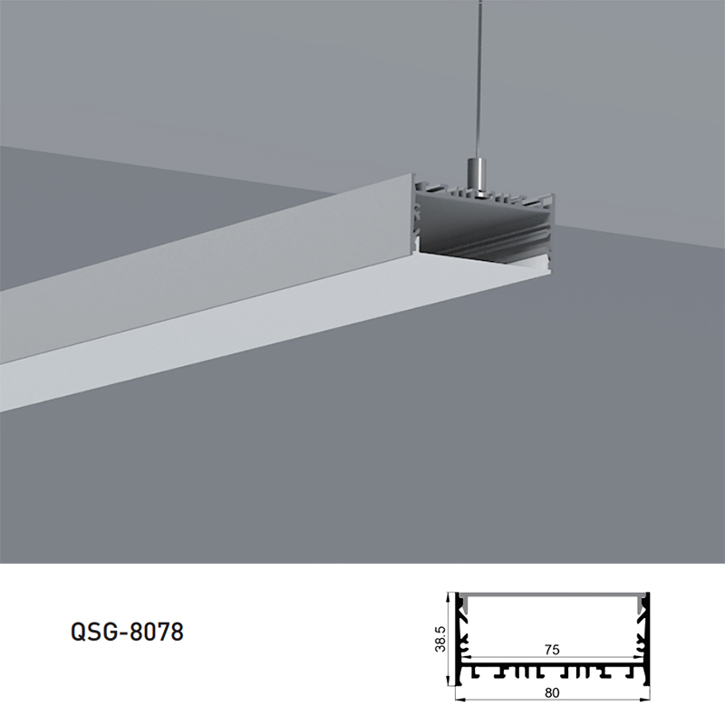 Pendant Lighting Aluminum LED Channel For LED Strip - Inner Width 75mm(2.95inch) Pendant Lighting Aluminum LED Channel For LED Strip - Inner Width 75mm(2.95inch)